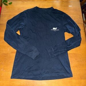 Vineyard Vines Blue Long Sleeve Tee Casual Comfort